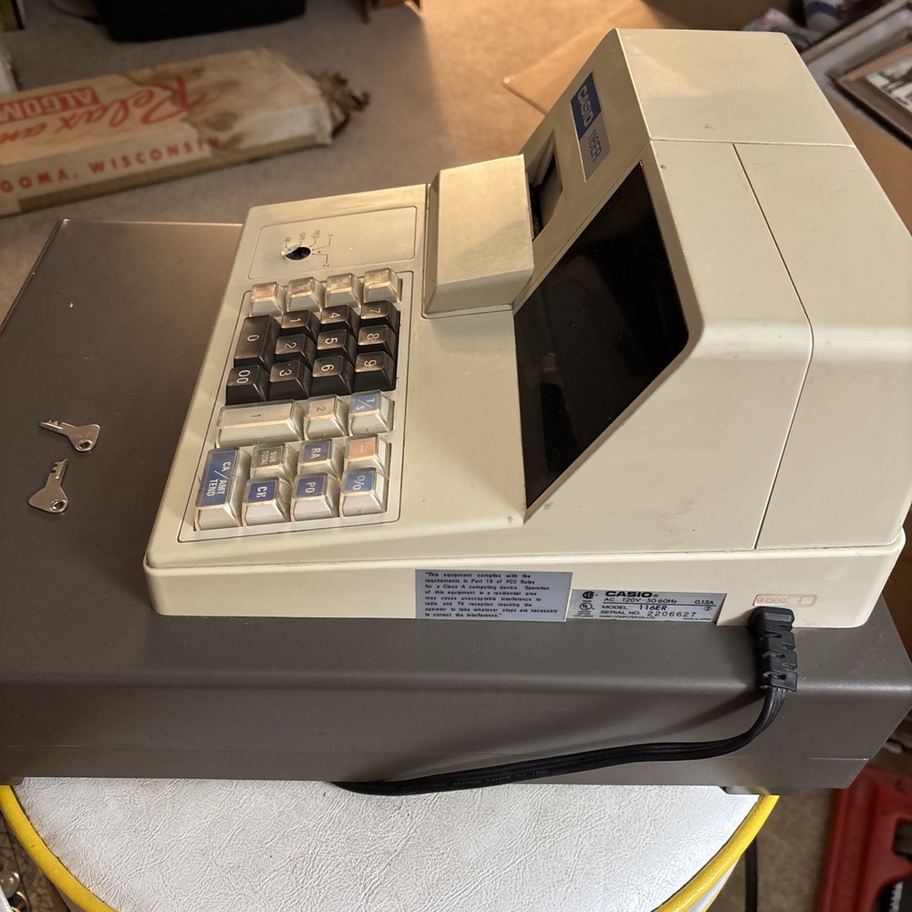 Casio 116ER Cash Register From 1990