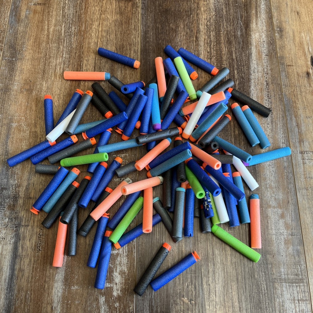 HUGE LOT OVER 100 NERF BULLETS