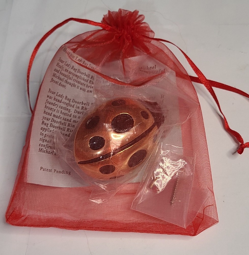 Bronze Michael Healy Ladybug Doorbell
