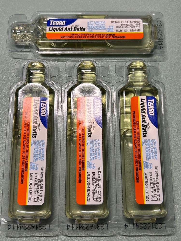 Terro Ant Killer Liquid Ant Baits 4 Bait Stations