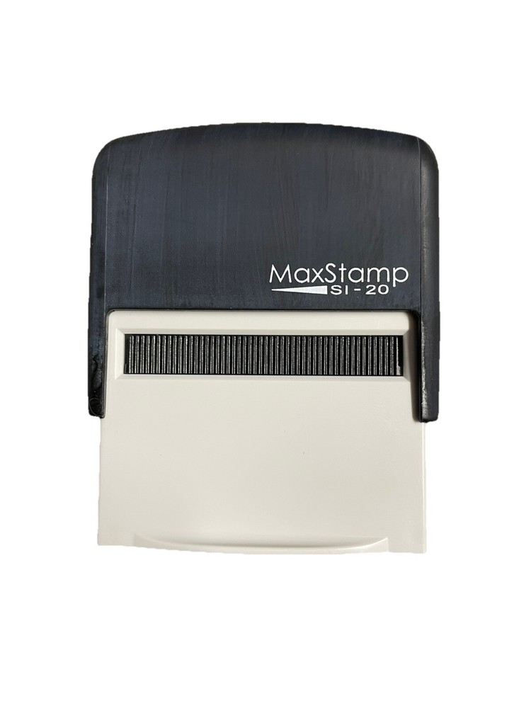 MaxStamp SI-20 Self-Inking Rubber Stamp  3/4  x 1   1 5/16″
