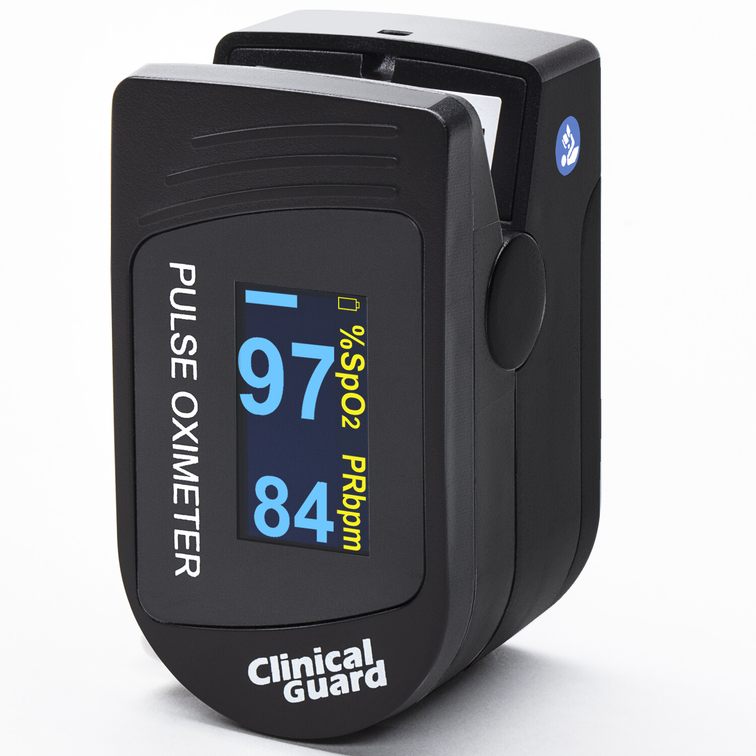ClinicalGuard CMS-500S Deluxe Fingertip Pulse Oximeter & Heart Rate Monitor