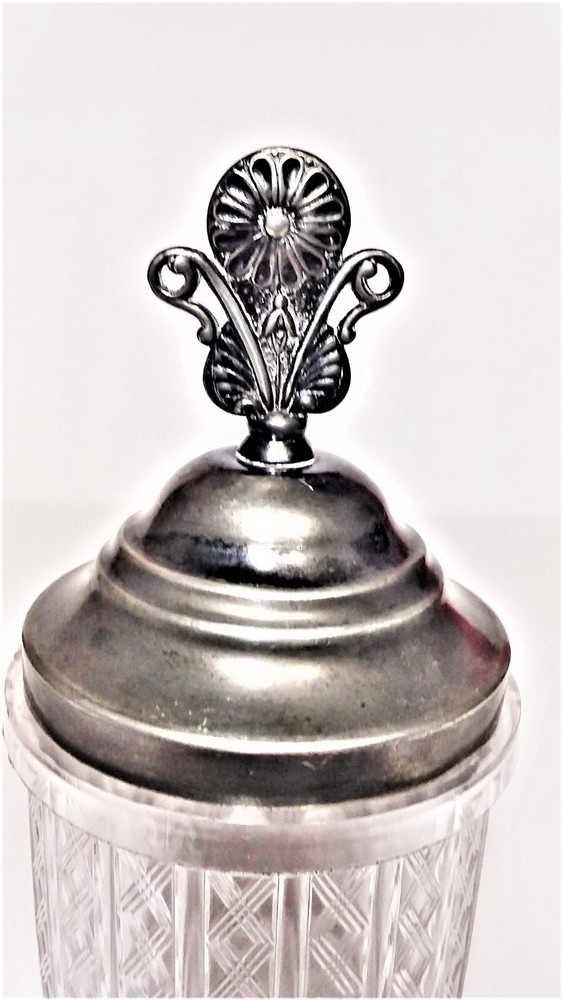 Antique Victorian Pickle Caster Insert With Lid