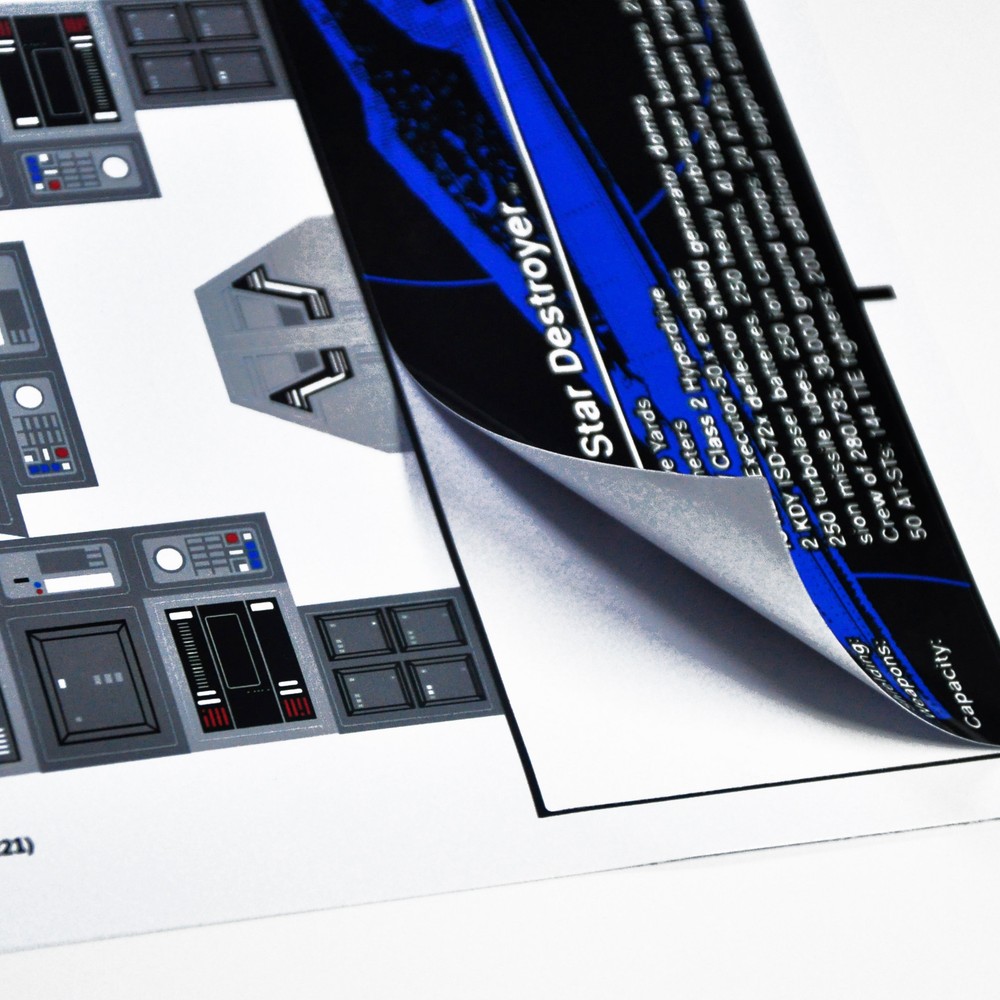 Replacement sticker for set 10221 Precut sticker