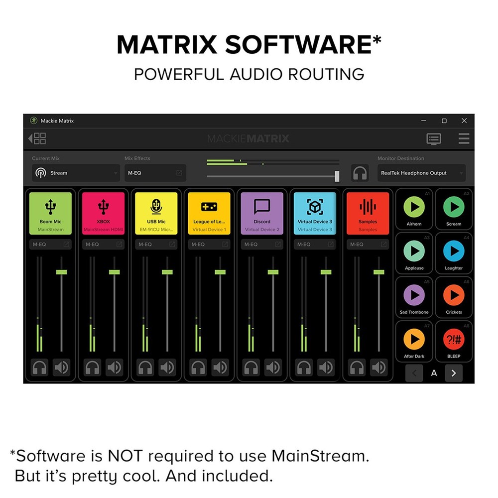 Mackie MainStream Complete Live Streaming and Video Capture Interface