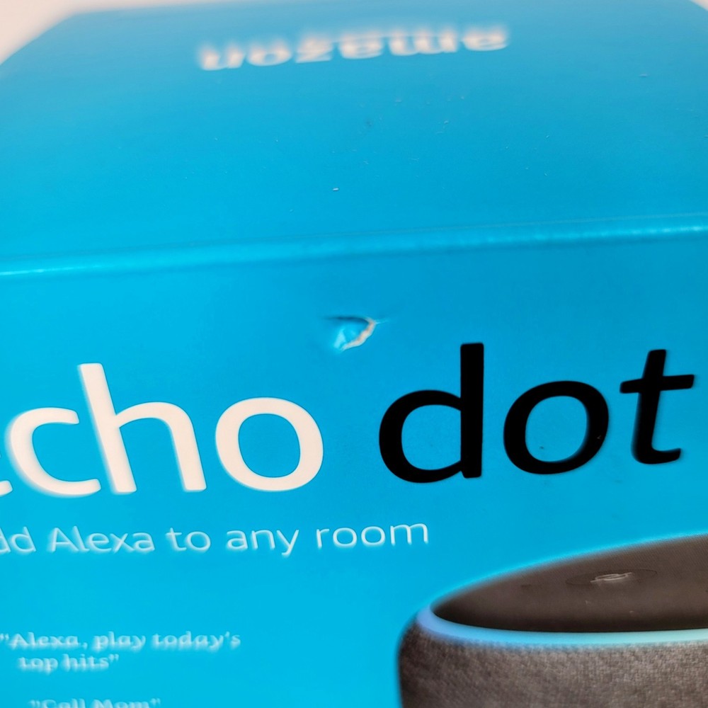 Amazon Echo Dot 3rd Gen Smart Speaker Alexa Black (OPEN BOX New) Complete