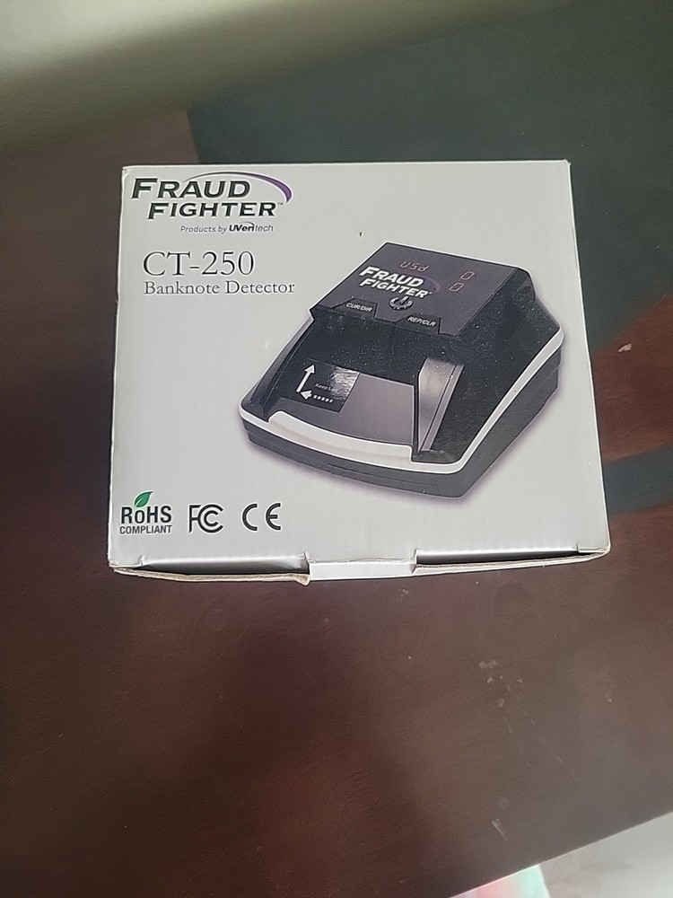 Bank Note Detector Machine - Black