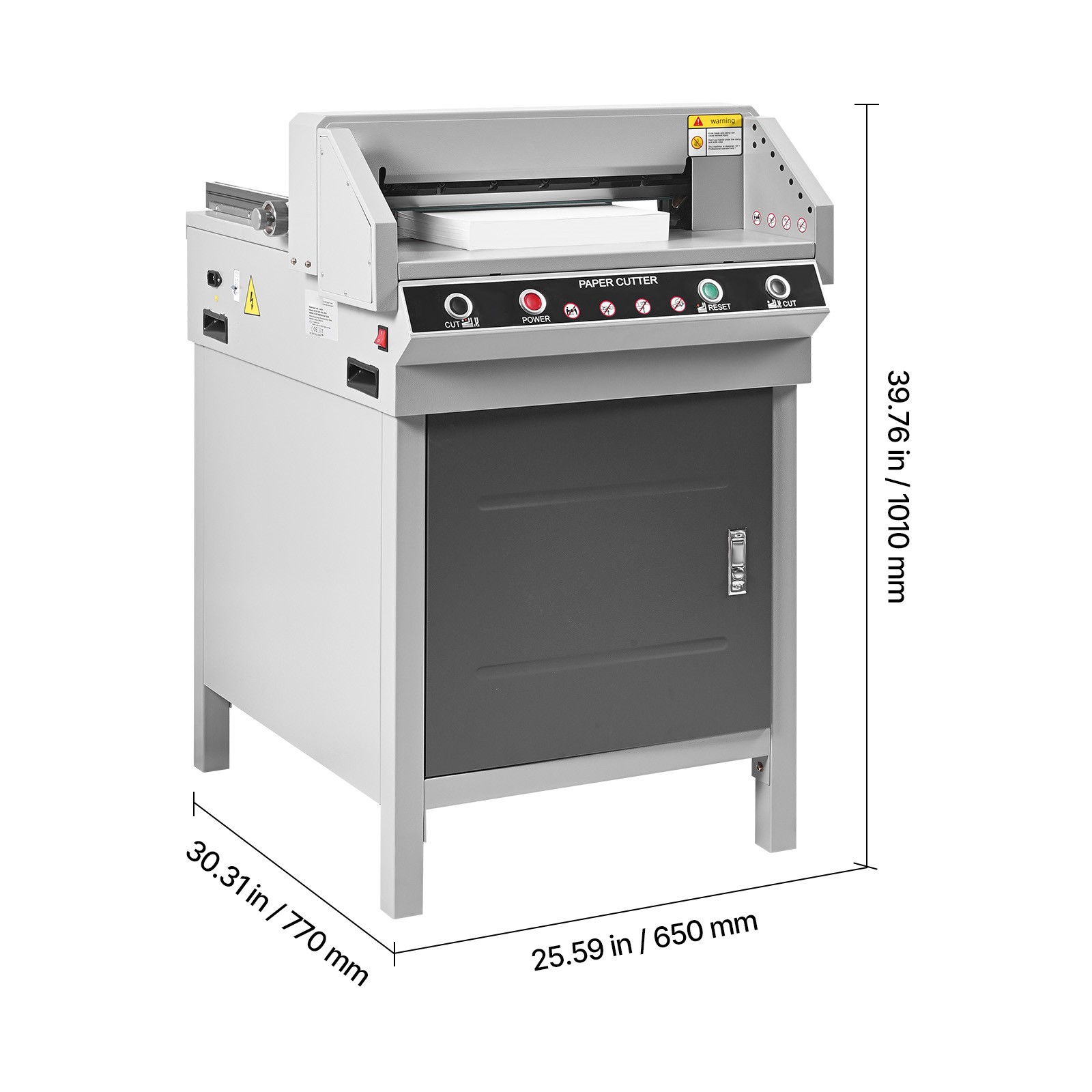 Uimoso Electric Paper Cutter with 17.72 in Width and 1.57 in Thickness