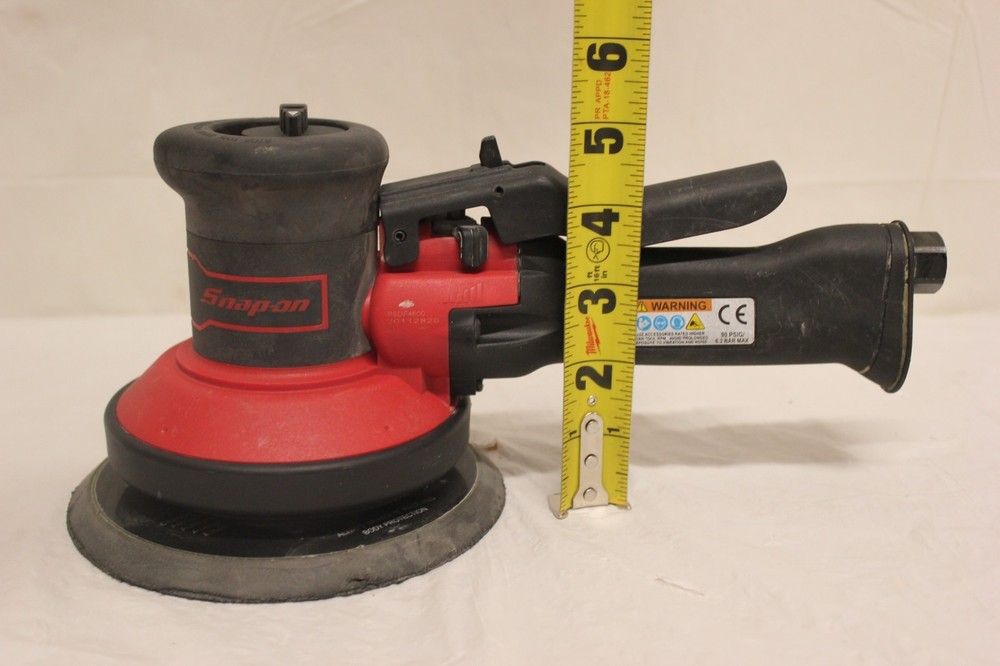Snap-on PSDF4600 6" Dual-Function Sander (Red) Random Orbit & Rotary Disc C2