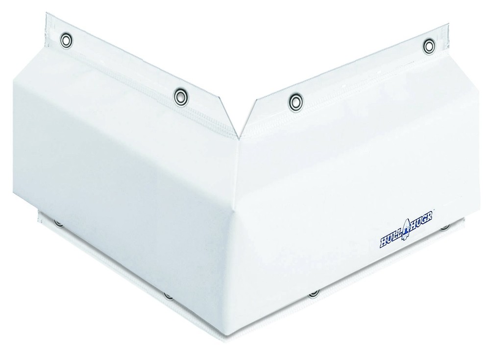 Corner Dock Bumper, Multipe Sizes, Docking Boat Bumper White 12-Inch