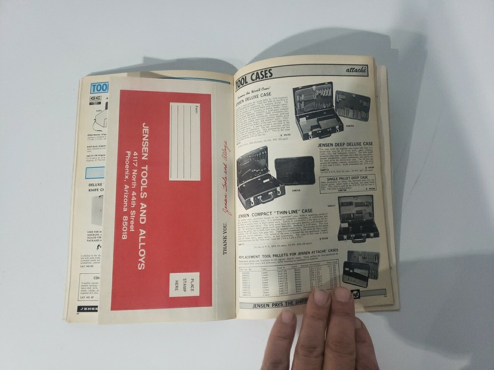 1974 JENSEN TOOLS ORIGINAL 112 PAGE CATALOG #674!!