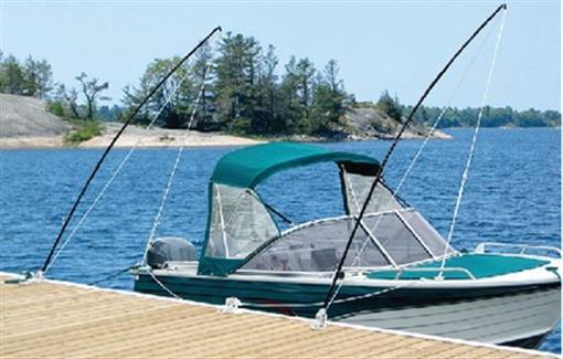 Dock Edge Mooring Whip 8' Black Pair DE3106S