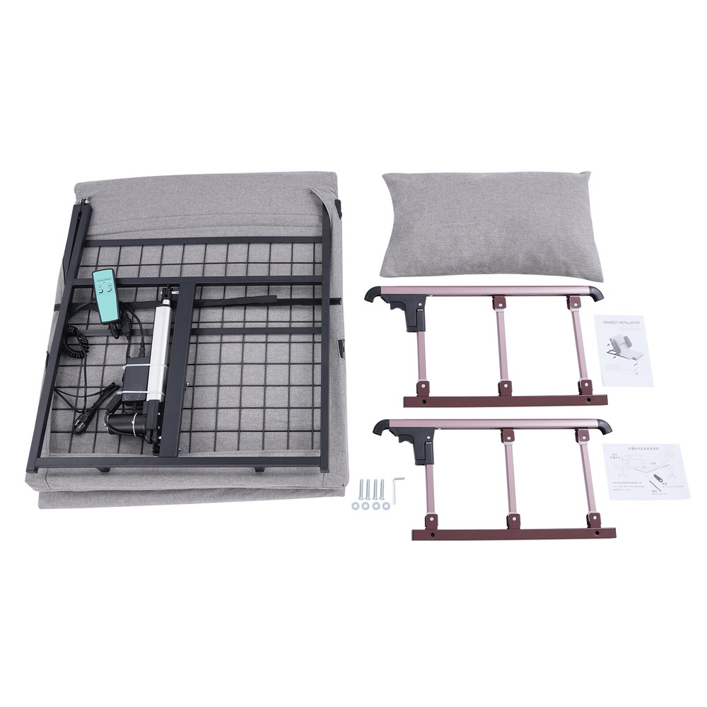 Electric Lifting Bed Backrest Elderly Adjustable Back Rest ed Sitting Backrest