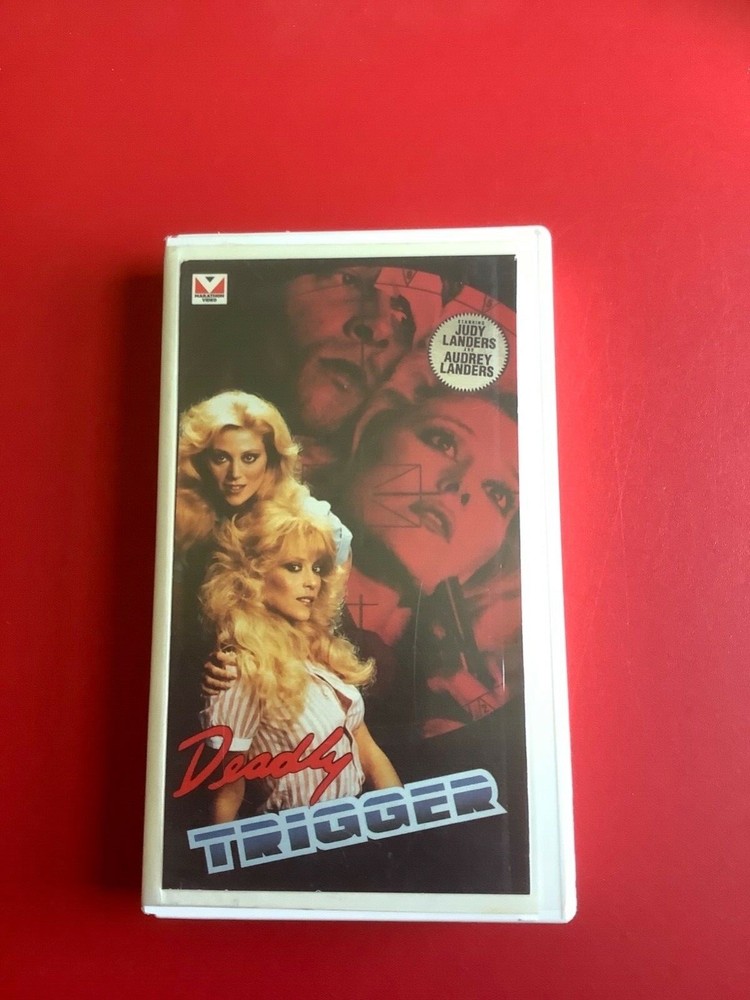 Deadly trigger VHS Rare Judy & Audrey Landers 