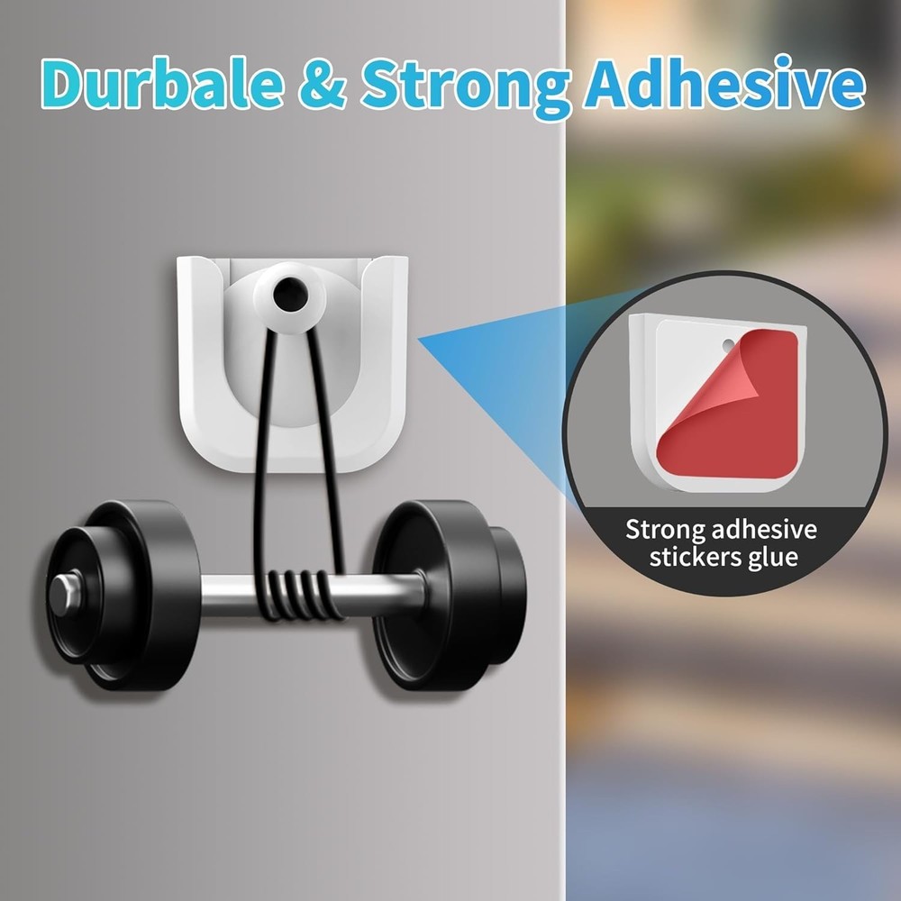 Durable Indoor Camera Mount - 360° Adjustable Wall Bracket, Easy 2 Pack Install