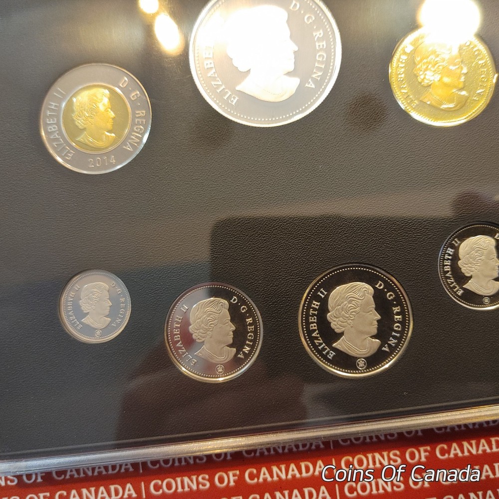 2014 Canada Special Edition Silver Dollar Proof Set -Damaged Case #coinsofcanada