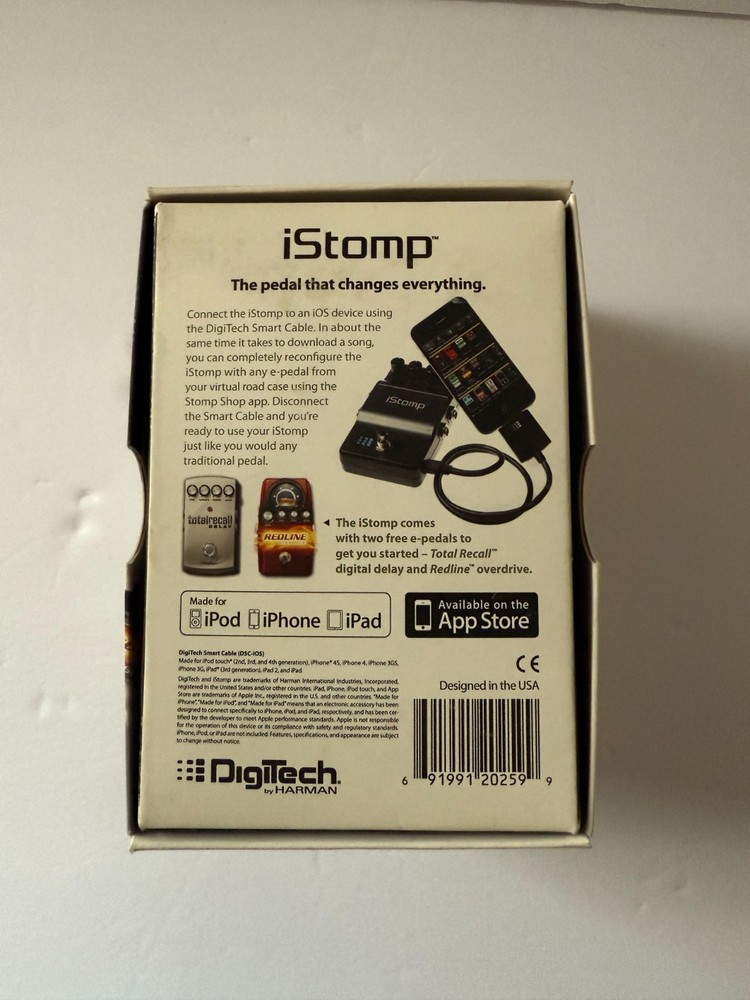 DigiTech Istomp Downloadable Stomp Box Effect Processor