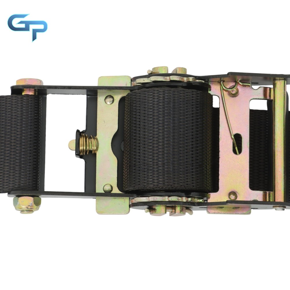 Wheel Chock Tire Strap Tie Down Kit 4PCS E-Track 2PCS 6' Tie Down Strap For ATV