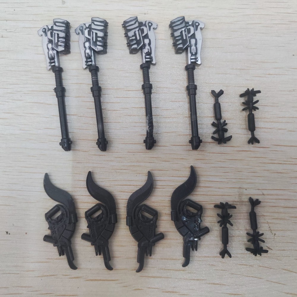 12pcs Mega HALO Bloks Convent Weapons Brute Shot Gravity Hammer Spike Grenade