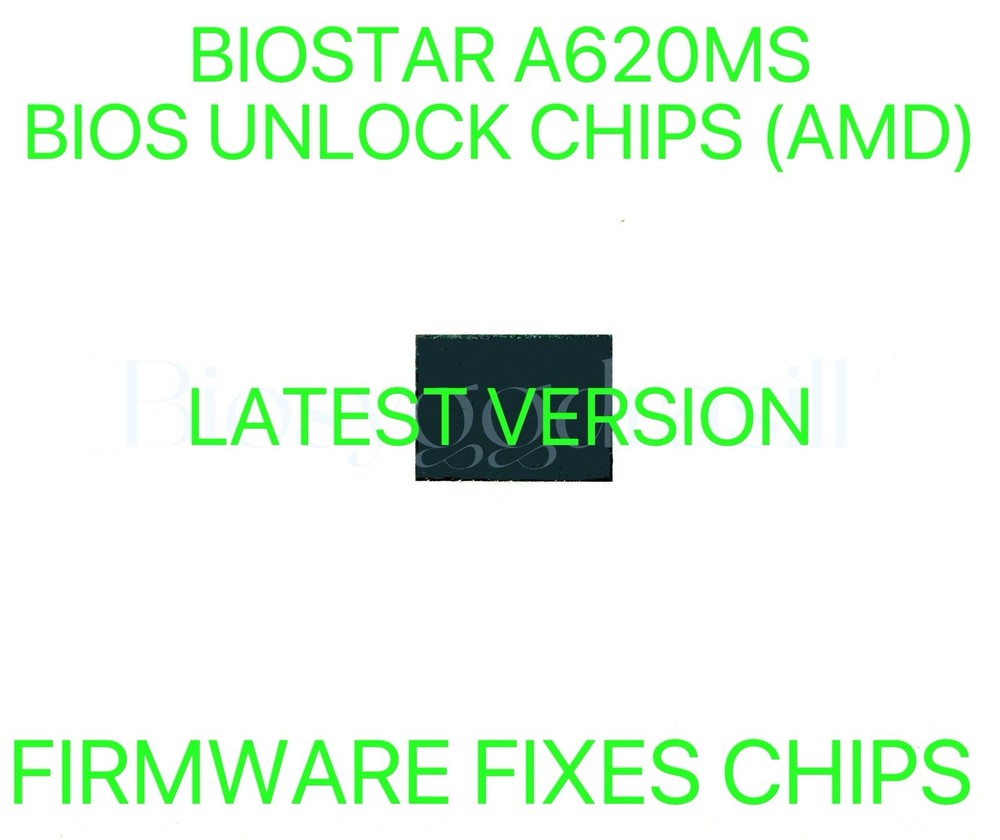 BIOSTAR A620MS, NO PASSWORD FIRMWARE FIXES BIOS CHIP LATEST VERSION (AMD)
