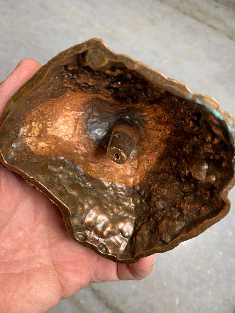 Copper Bronze Base Mount Stand Rack Holder Rock Rocks Mountain Ledge Volcano