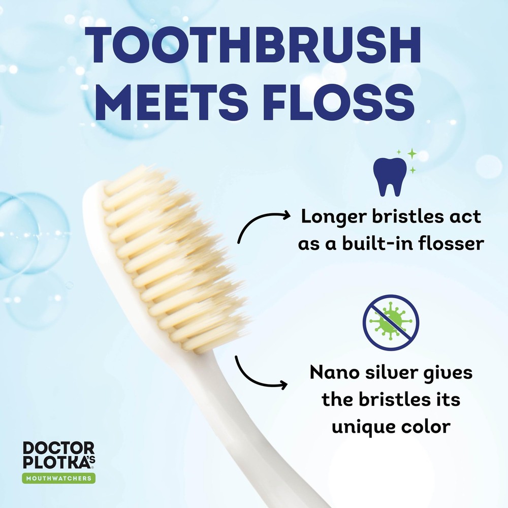 Extra Soft Manual Toothbrush for Sensitive Gums