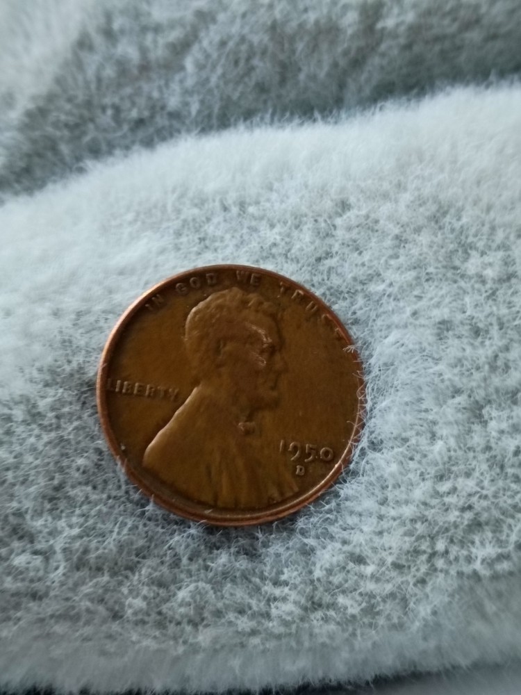 Rare 1950 d stamp errors on l and rim collectors item