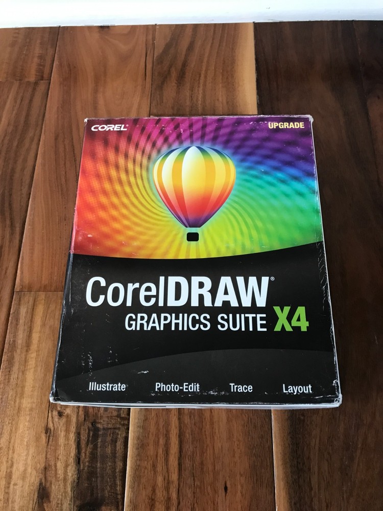 CorelDRAW Graphics Suite X4 Software Upgrade Version In Retail Box