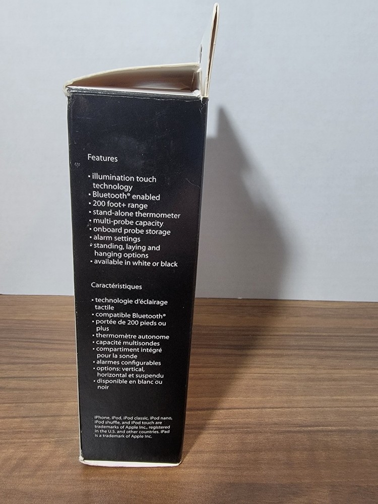 iGrill by iDevices Wireless Cooking Thermometer Black - iphone ipad Bluetooth