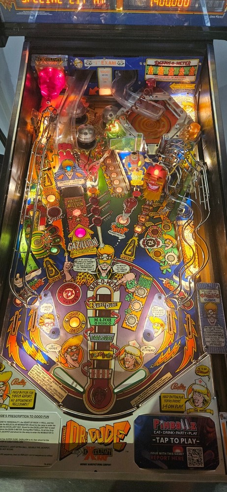DR. DUDE Pinball Machine - Bally 1990 - 2477