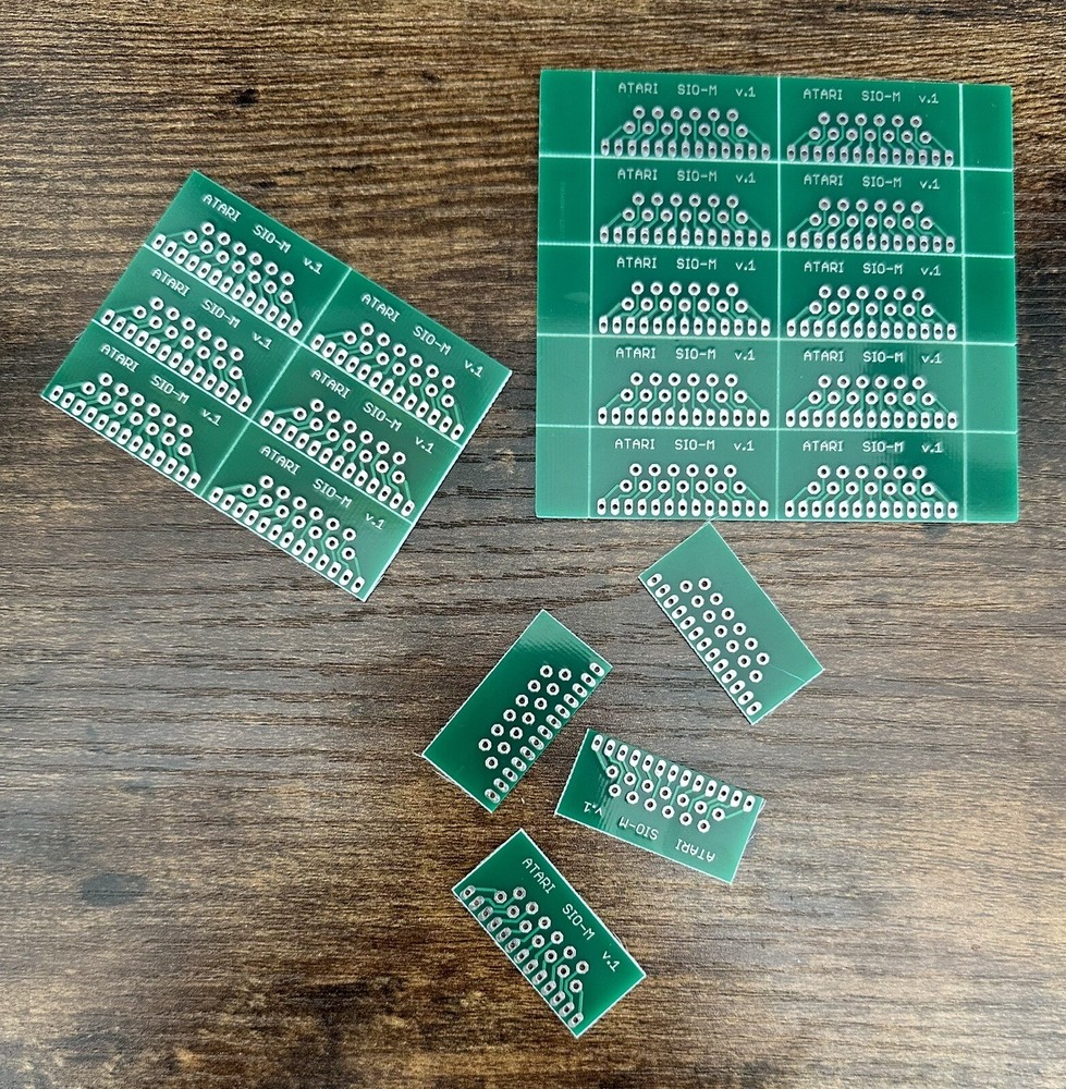 Atari Computer 400/800/XL/XE SIO PCB 10 Pieces