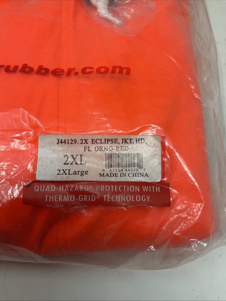 Tingley J44129 Eclipse Arc Flash Rain Jacket, Cat 2, Orange, 2Xl