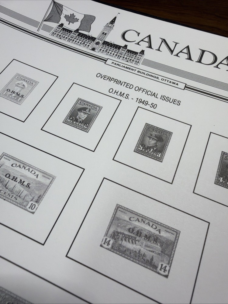Parliament Canada Stamp Album, 1851-1980