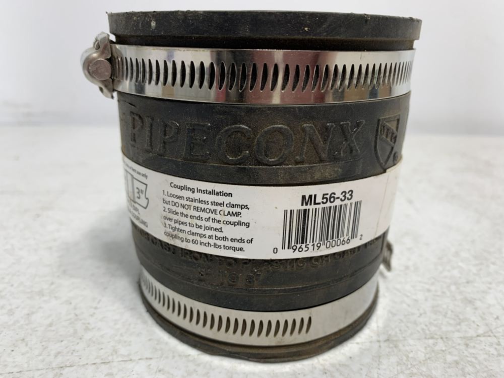 Mainline ML56-33 Flexible Coupling 3" CI/PLXCI/PL