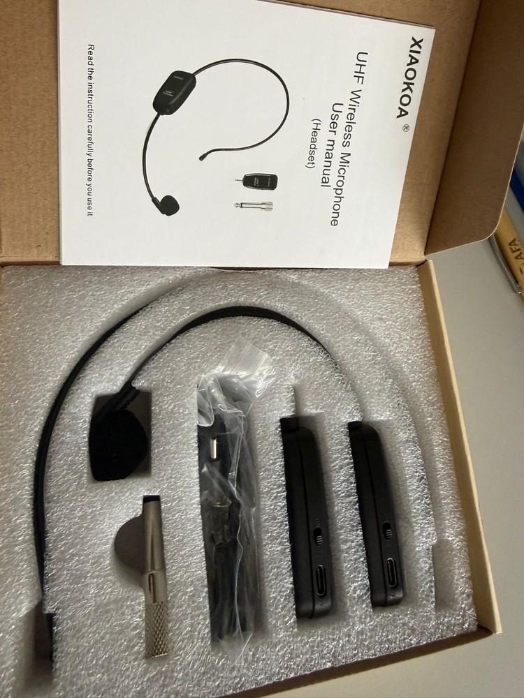 XIAOKOA Wirless UHF Microphone