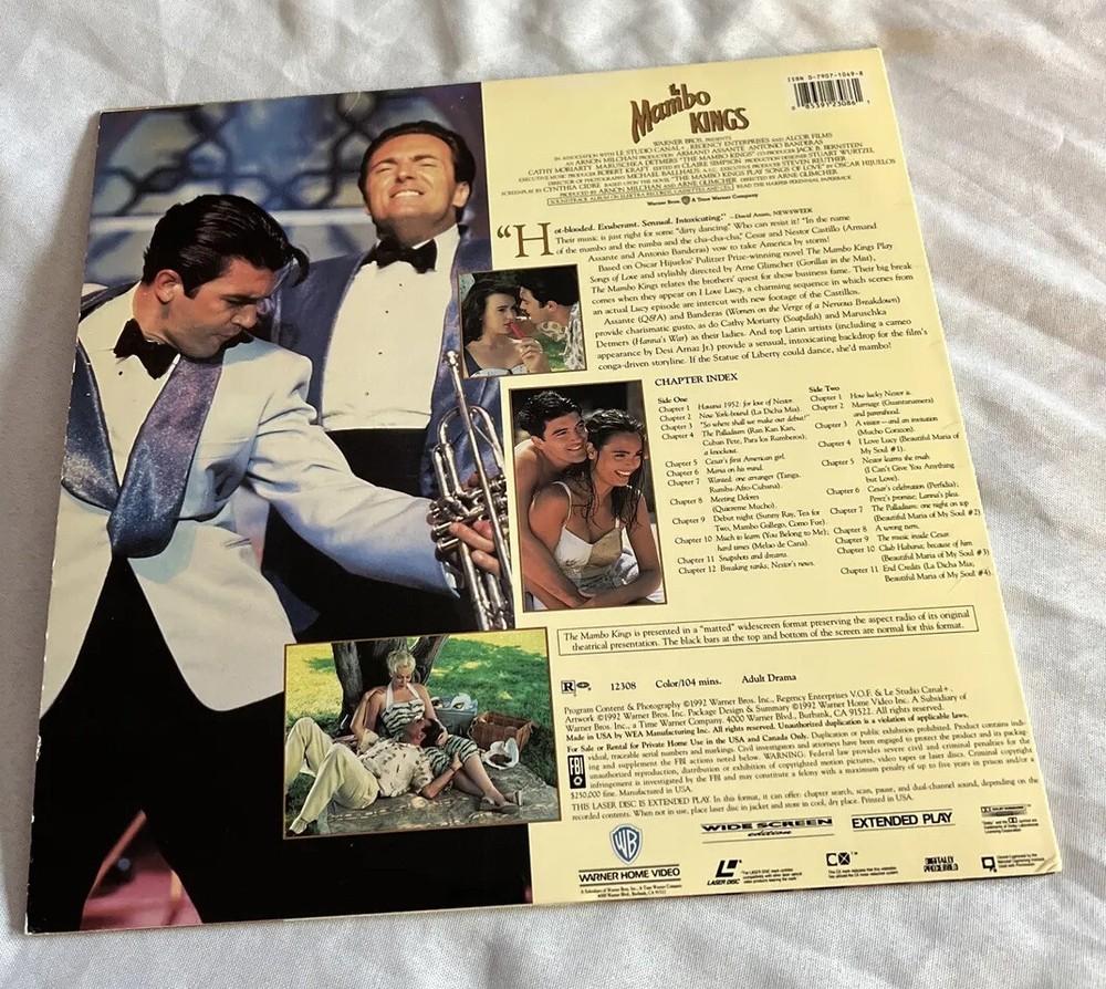 The Mambo Kings (Laserdisc, 1992)