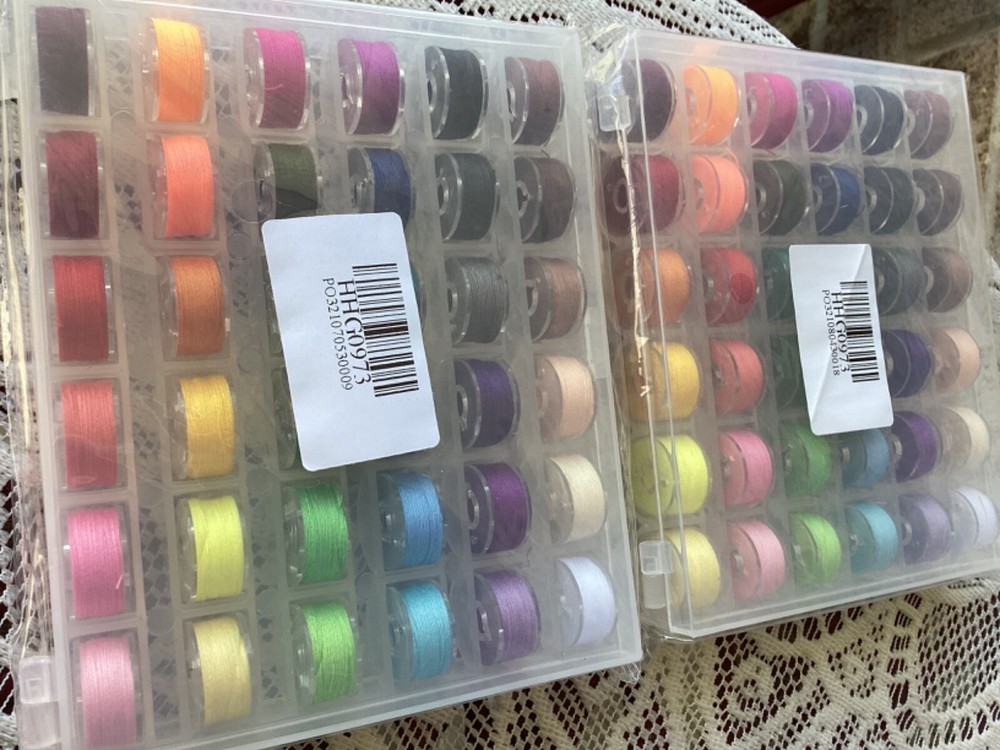 Prewound Bobbins 72 pcs Style A Size CS multi colors