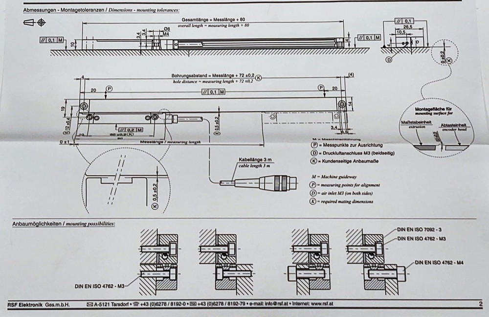 RSF Elektronik 42676975 MSA170.73K Linear Encoder