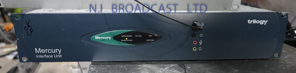 Trilogy Mercury 24 channel digital intercom talkback mainframe.