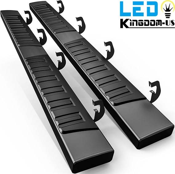 6" Running Board for 07-18 Silverado Sierra 1500 Crew Cab ABS Side Step Nerf Bar