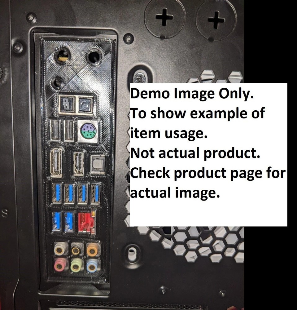 Gigabyte B150M-D3H I/O Shield, 3D Printed, IO Backplate