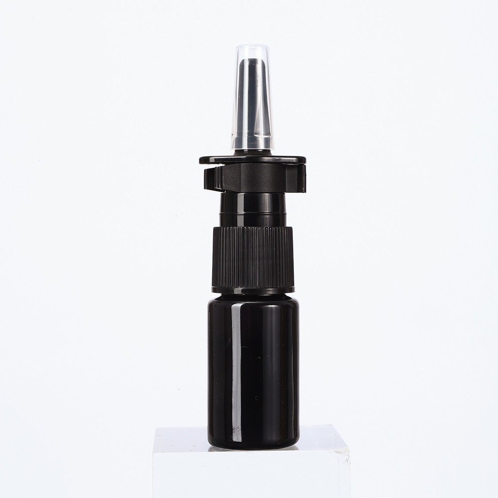 US 10Pcs Empty Plastic Nasal Spray Bottles Refillable Spray Bottles Pump Sprayer