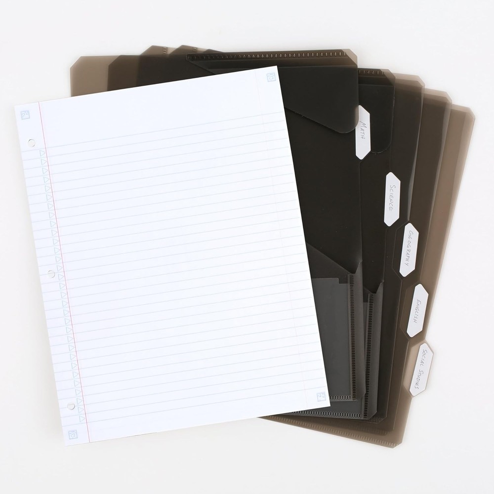 Flex Refillable Notebook + Study App, College Ruled Paper and 1 Inch TechLock...