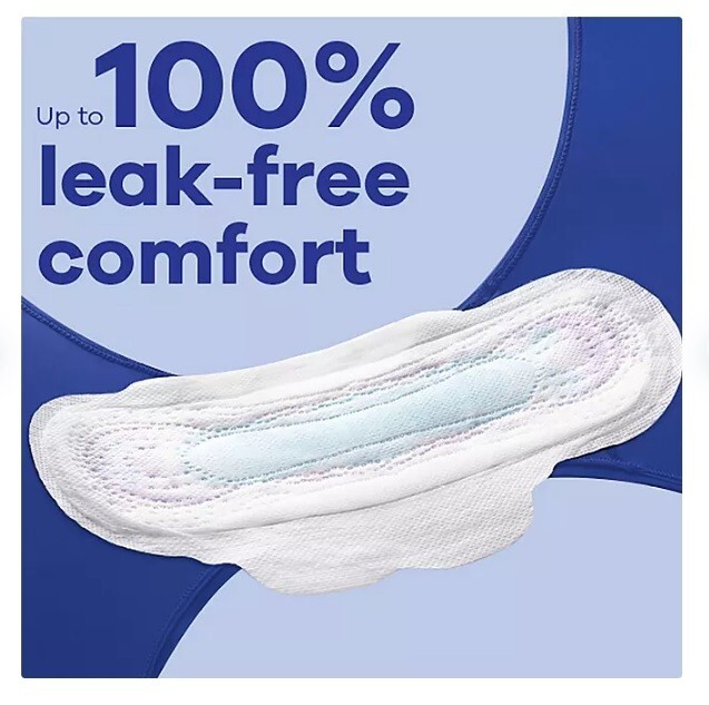 Always Ultra Thin Regular Pads with Flexi-Wings, Unscented, Size 1, 96 Ct.