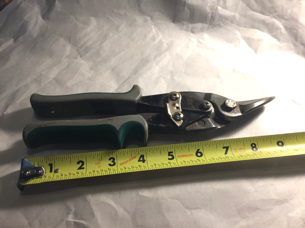 HDX Aviation Snips - (Green & Gray) - Tin Cutters