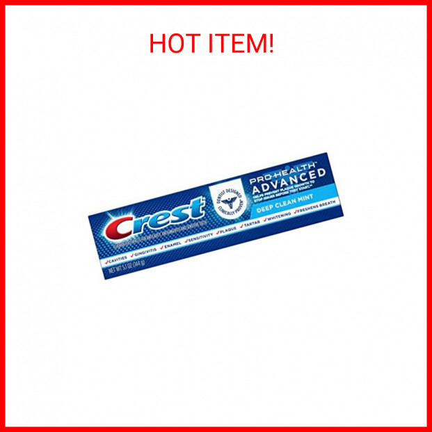 Crest Pro-Health Advanced Deep Clean Mint Toothpaste, 5.1 oz,