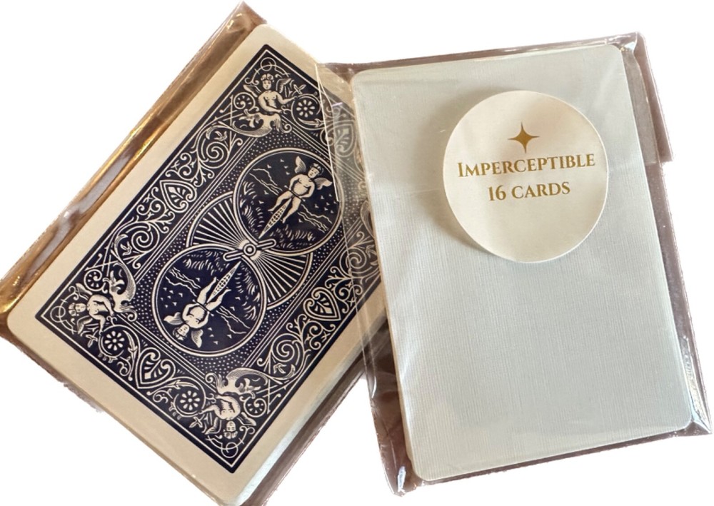 Magic Tricks Gaff Cards, Assorted IMPERCEPTIBLE Bicycle Standard Playing 16piece