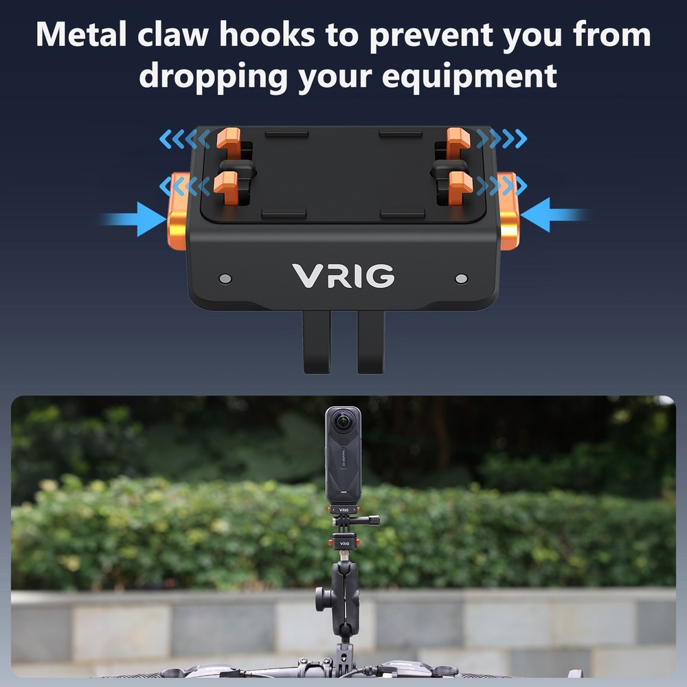 Lightweight Quick Release Mount VRIG Magnetic Camera 2-Prong Camera Mount Base