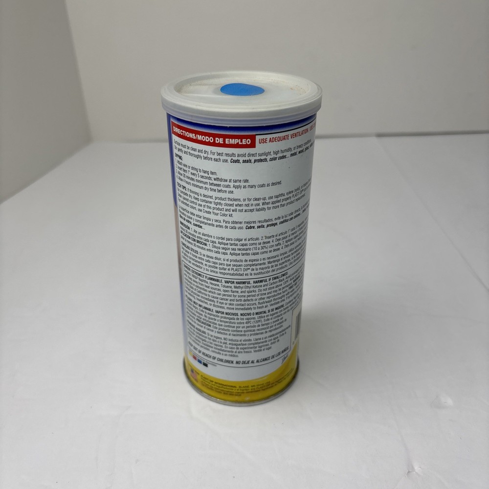 Plasti Dip Flex Blue 14.5 oz Flat Matte Rubber Dip Coating Spray Multi Purpose