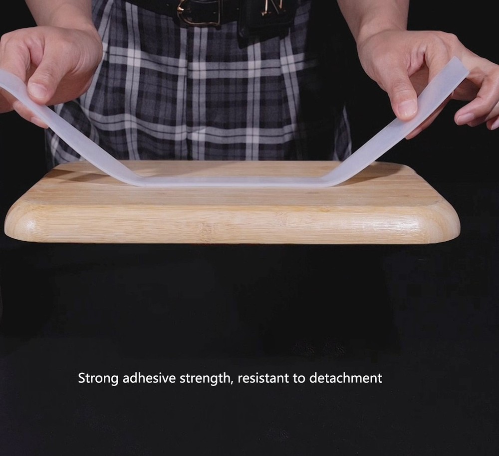Self-adhesive Silicone Strip - Adhesive Backed - Various Widths & Thickness